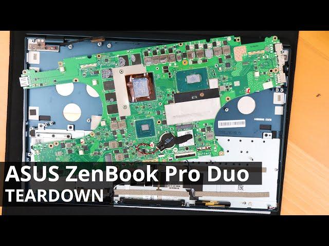 ASUS Zenbook Pro Duo UX581 DISASSEMBLY and TEARDOWN