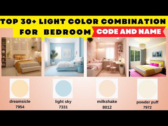 2024 Interior Design Trends |Top 30+ Asian Paints Light Colour Combination With Code For Bedroom |