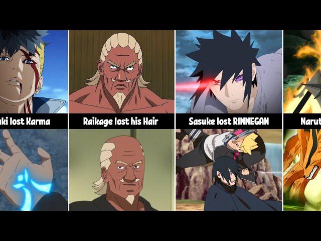 The Losses of Naruto/Boruto Characters