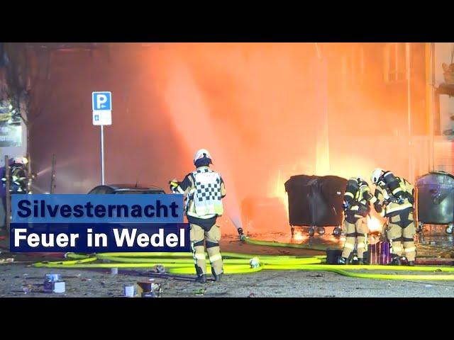 Silvesternacht im Kreis Pinneberg: Feuer bei Edeka in Wedel
