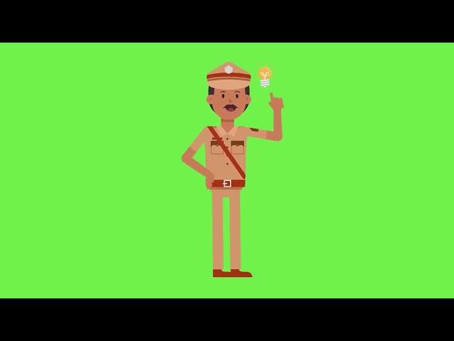 Policeman Green Screen | 101 tags