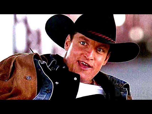 Cowboy Woody Harrelson destroys a bad guy with his lasso! | The Cowboy Way | CLIP