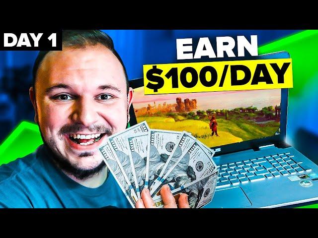 I TRIED Play to Earn $100/Day Crypto Games - Day 1