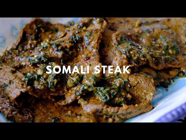 SOMALI STEAK | BISTEEKIGA UGU MACAAN FUDUDNA | THE BEST AND EASIEST SOMALI STEAK | ILHAN. A