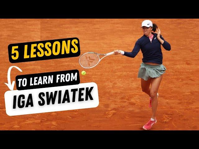 5 Lessons to Learn from Iga Swiatek - The Queen of Clay #tennis