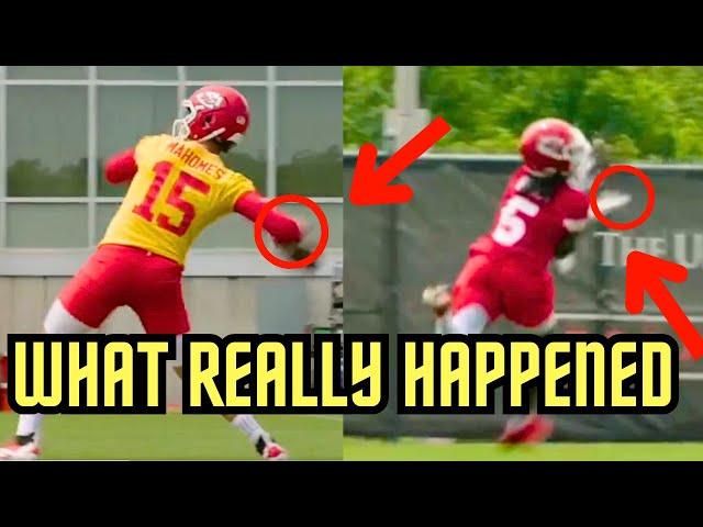 Marquise Hollywood Brown NASTY Catch From Patrick Mahomes At Kansas City Chiefs Minicamp OTAs