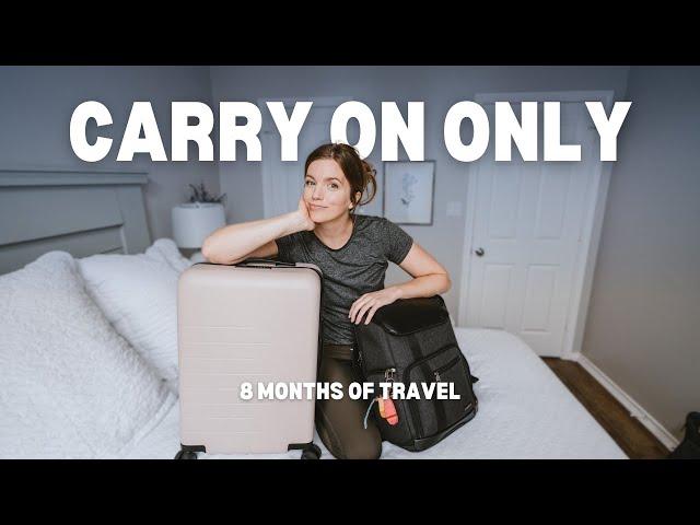 What to Pack for Long Term Travel (CARRY ON ONLY) 2024