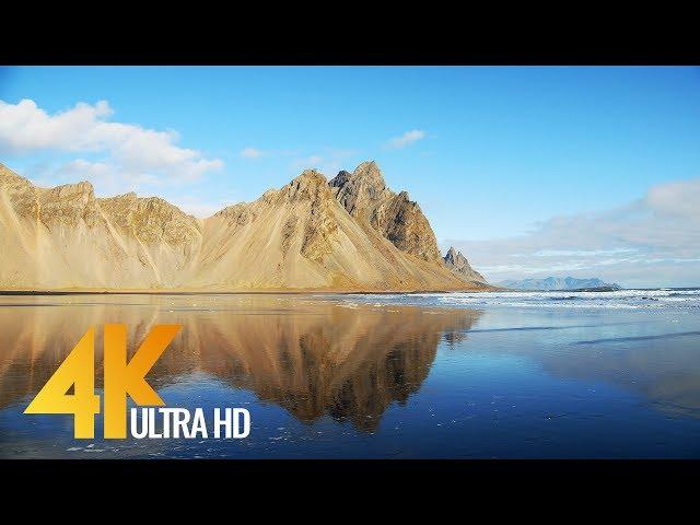 4K Landscapes of Iceland - Nature Relax Video with Nature Sounds - 10bit color