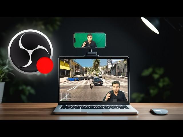 Mobile Camera as 4K Webcam for OBS Studio Tutorial 2025