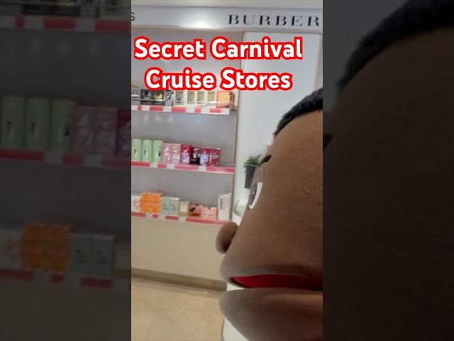 SECRET Carnival Cruise Stores You Never Knew Existed! #carnivalcruise #carnivalglory