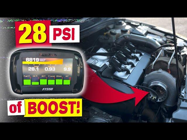 Turning the Boost Up to 28 psi on the FuelTech FT550 1.8 Turbo Chevy Cruze eBay Turbo Project