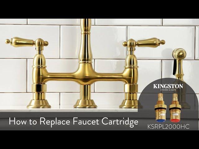 How to Replace Bridge Kitchen Faucet Cartridge - KSRPL2000HC & KSRPL2000CC