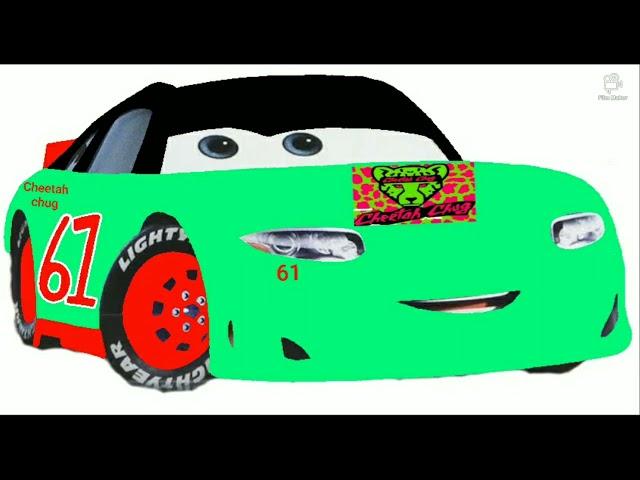 Mouth Ronaldo (Voice) Cheetah Chug Racer #61 (Cars 3 Cars 4)