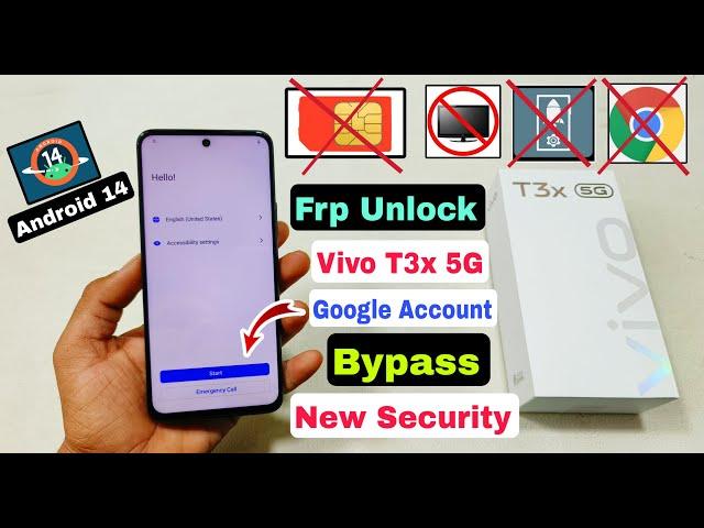 Vivo T3x 5g Frp Bypass Android 14 | Latest Security | Vivo T3x 5g Frp/Google Account Bypass 2024 |