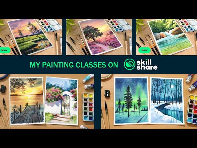 My Watercolor Painting Classes on Skillshare