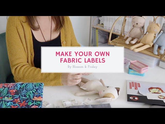 Make Your Own Fabric Labels