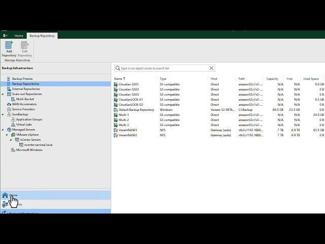 Veeam V12 Demo Overview