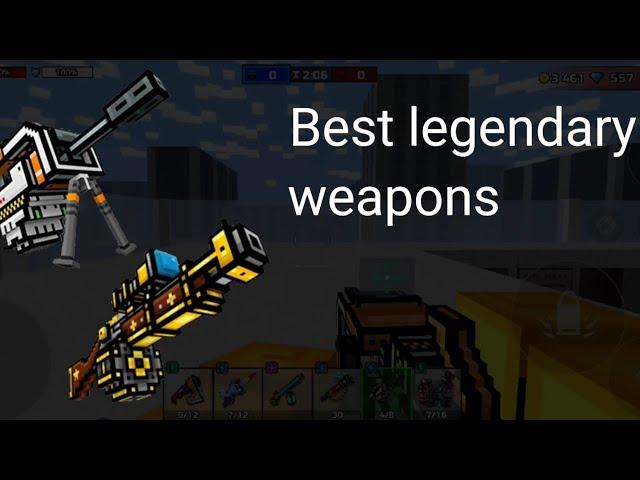 top best 11 legendary weapons in pixel gun 3d