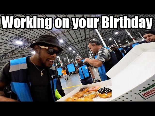 When It's Your Birthday But You Have To Work At Amazon