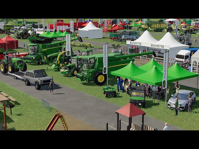 Visiting agricultural machinery show in France to get new tractors for the Farm | FS 22