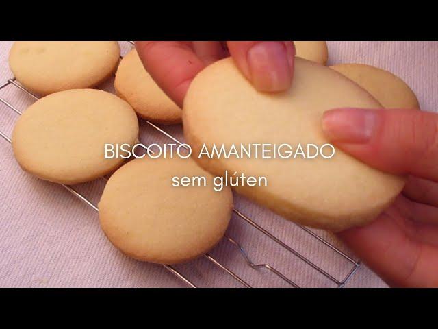 BISCOITO AMANTEIGADO SEM GLÚTEN | Massa básica com 4 ingredientes