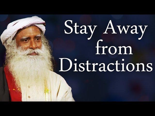 How can a Spiritual Seeker Stay Away from Distractions | Sadhguru