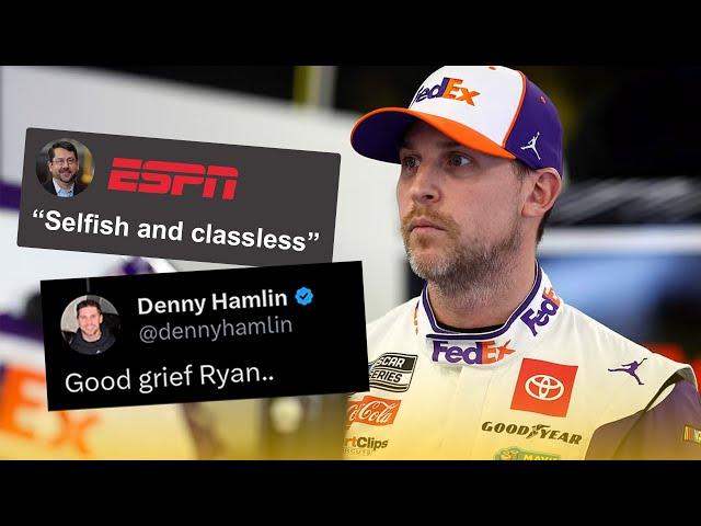 Denny Hamlin Calls Out Media Over NASCAR Lawsuit Coverage