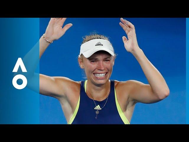 Simona Halep v Caroline Wozniacki match highlights | Australian Open 2018