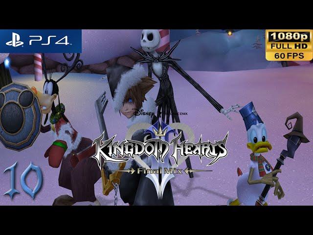 [PS4 1080p 60fps] Kingdom Hearts 2 Walkthrough 10 Halloween Town - KH HD 1.5 + 2.5 Remix