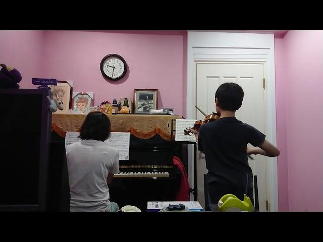 林暉恩Troy 107/9/24試奏BACH Violin Concerto in E Major BWV1042