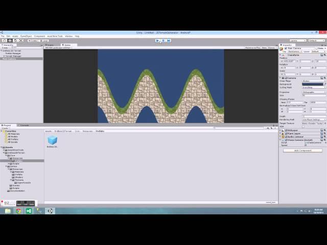 Endless - 2D Terrain Generator Quickstart