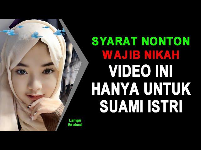 JANGAN NONTON KALAU BELUM SUAMI ISTRI !! Waktu yang Baik untuk MenjilДt Sebelum Jimak Istri