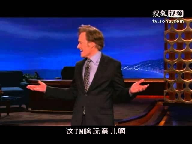 美國節目《柯南脫口秀》的團隊發現中國網絡節目《大鵬嘚吧嘚