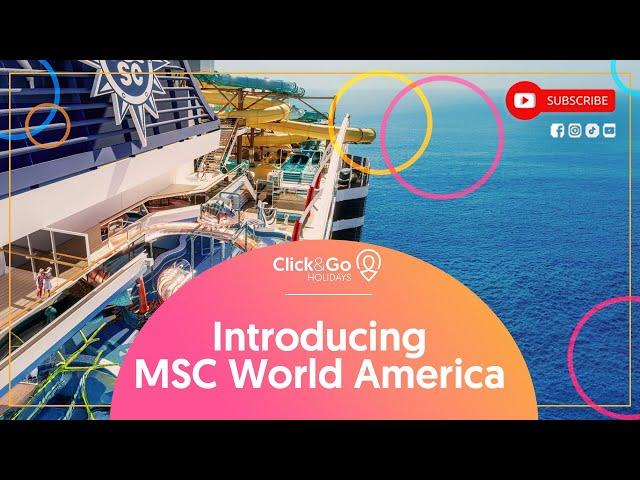 Introducing MSC World America | Click&Go