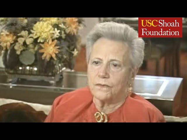 Jewish Survivor Mina Kalter Testimony Part1 | USC Shoah Foundation