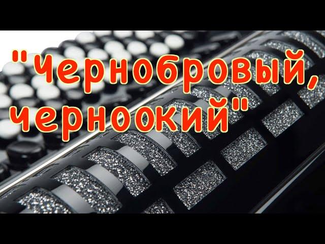 Чернобровый, черноокий. Игра на баяне. Любимые мелодии.