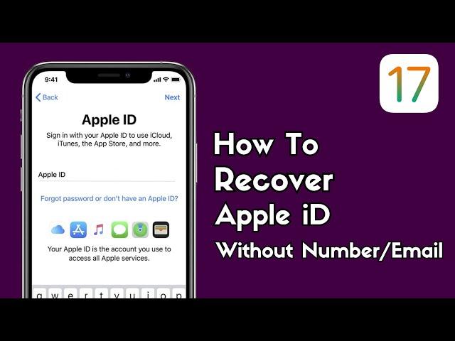 How To Recover Apple iD (2024)