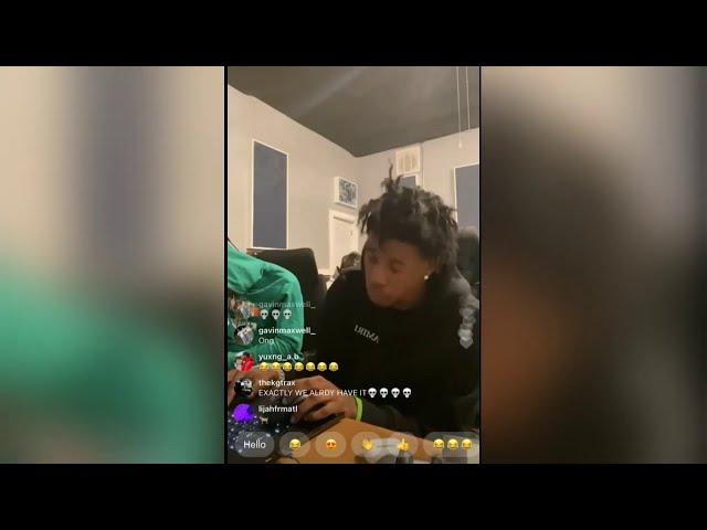 Section8 and ChiChi Cooking Up Crazy Beats in Studio Session Instagram Live | IG LIVE TV