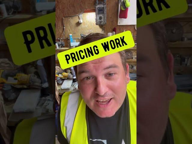 How to win work and how to price it. Tradesman tips