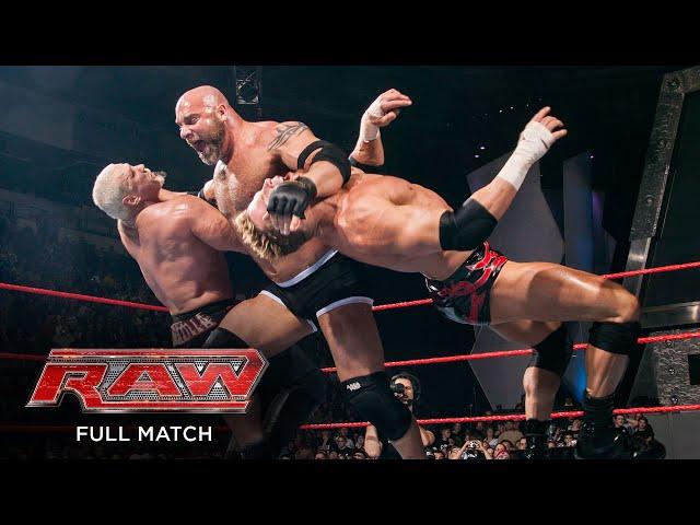 FULL MATCH - Goldberg vs. Scott Steiner vs. Test - Triple Threat Match: Raw, Jan. 19, 2004