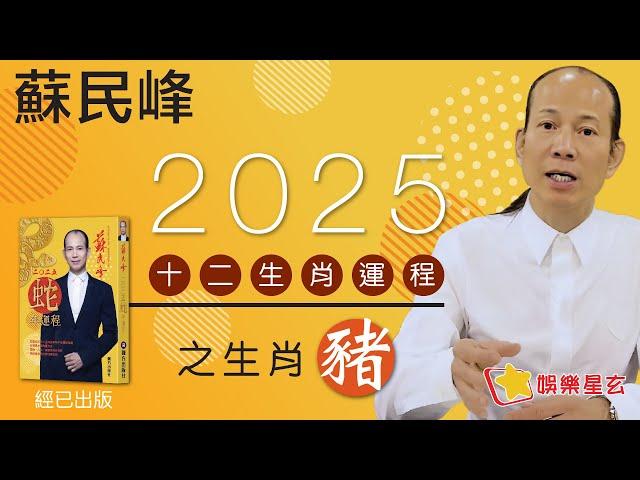 蘇民峰 2025蛇年十二生肖運程之豬生肖 l 屬豬嘅你今年沖太歲...!! 點算好？! 即刻去片聽聽蘇師傅指點迷津啦!