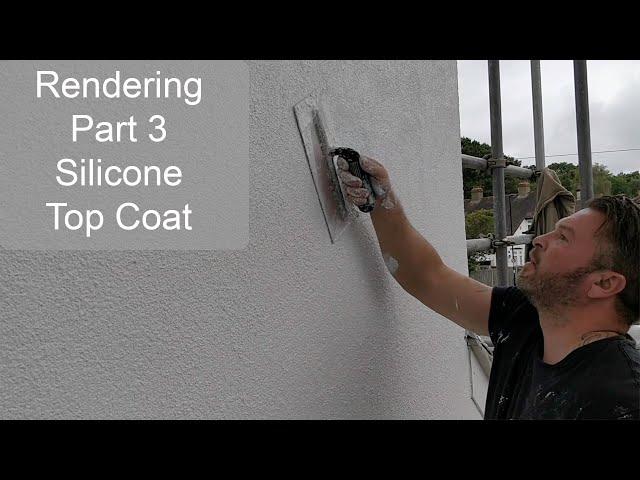 Rendering the house - Top silicone coat