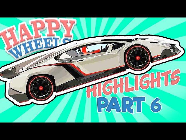 Lamborghini Escape | HAPPY WHEELS PART 6