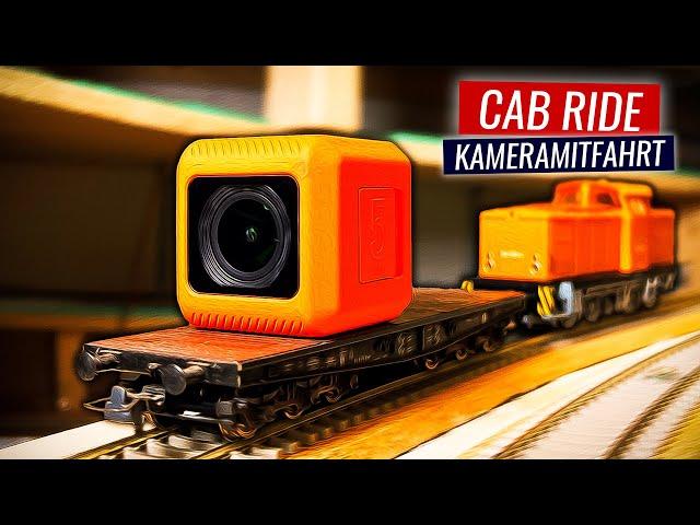 A model railroad cab ride video over the entire H0 model railway layout