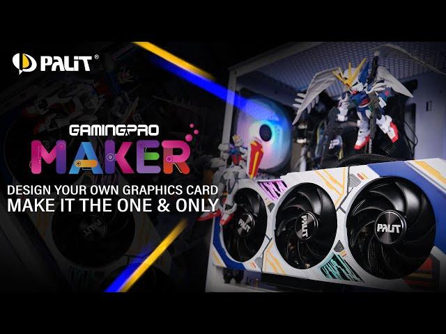 Palit Maker | GUNDAM Themed RTX 40 GamingPro ft. SilverStone | PC Build Time Lapse | 3D Print