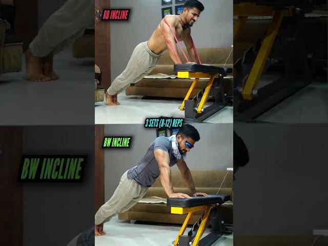 Top 4 Exercise for “CHEST” at HOME !! #chestday #pinkupandey #youtubeshorts