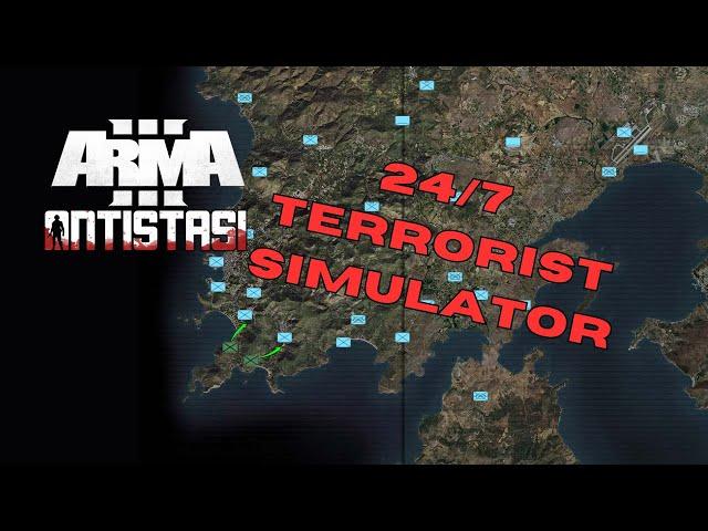 A 24/7 Guerrilla War is Raging - Arma 3 Antistasi - Altis - Highlights of Stream 1 #arma3 #arma