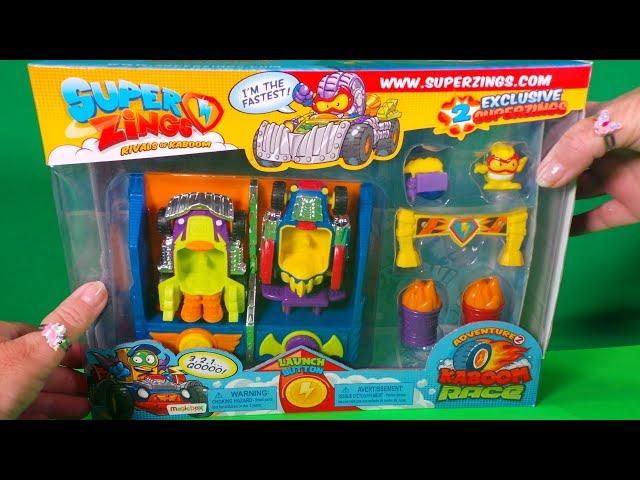 SuperZings Adventures - Episode 7 #Unboxing KABOOM RACE + EXCLUSIVES