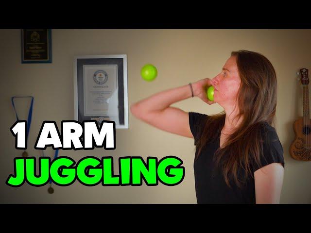 1 ARM JUGGLING Tricks -  #everydaymay