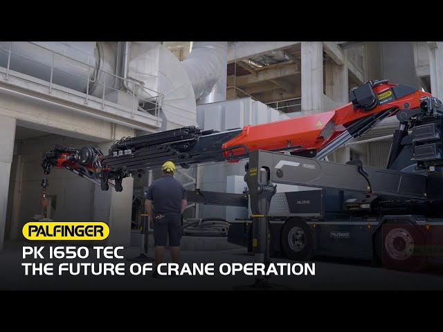 PALFINGER PK 1650 TEC - The future of crane operation